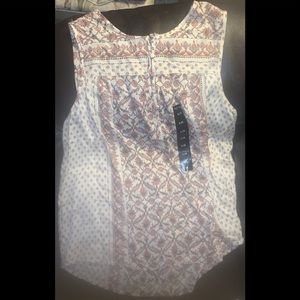 Lucky Brand NWT large thin tank blouse